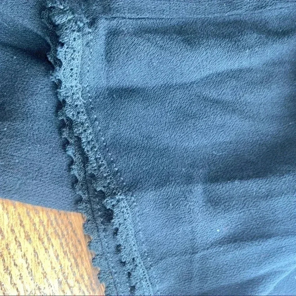 FLYING TOMATO EMBROIDERED DRESS LOSE FITTING MINI BLACK ADORABLE SIZE S - Picture 9 of 9